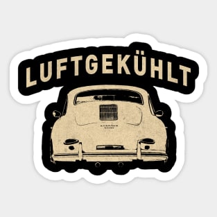 Aircooled Porsche 356 by Buck Tee Sticker